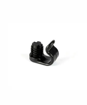 Amai shade hook cap, black, (set of 6)