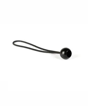 [AMA428-1] Amai shade rope with balls, black (Market shade  - Extra zonbeschermingslap aan beide zijden)