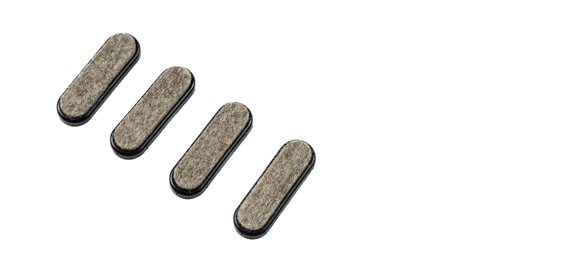 Captain's protection feet with felt