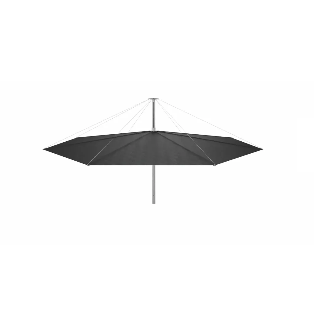 [INU006|INU007] Inumbra parasol (Monté sur la table (pièce de connexion incluse), Large ⌀ 400 cm, BLACK, Stainless Steel (no coating))
