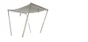 Hopper shade, direct aan Hopper poten bevestigen
