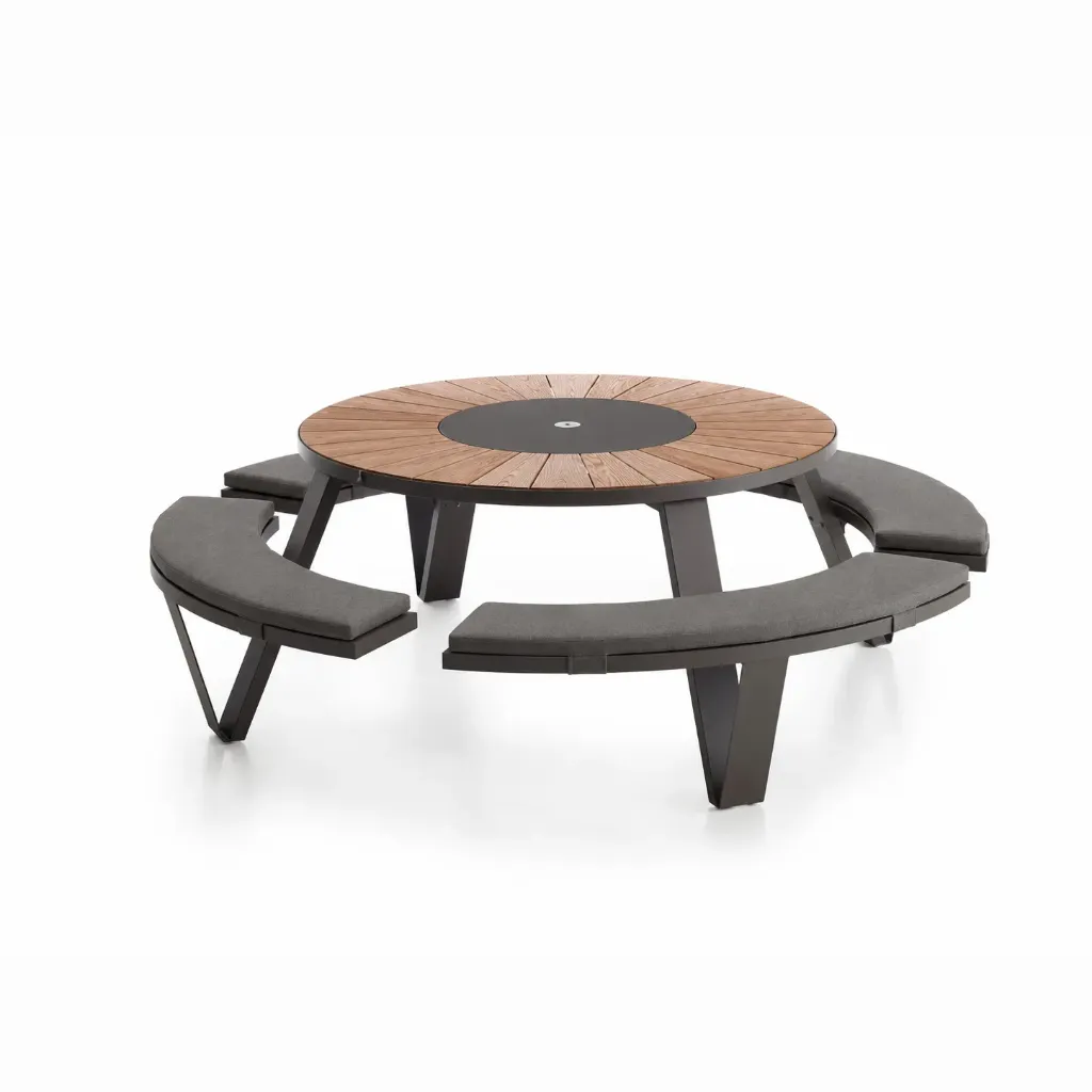 [PAN634] Pantagruel coussins (4 pièces) (Dark taupe (Sunbrella® Natté))