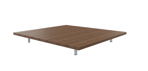 [WAL067] Walrus tables (Quadratischer Ecktisch, 110 x 110 x 13,5 cm)