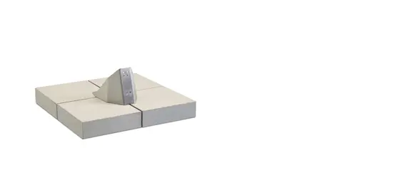 [KSH026] Kosmos shade concrete base  (Geen wielen)